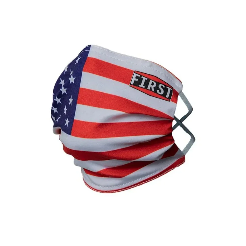 2-Ply Red White & Blue Reusable Mask (5-Pcs Pack)